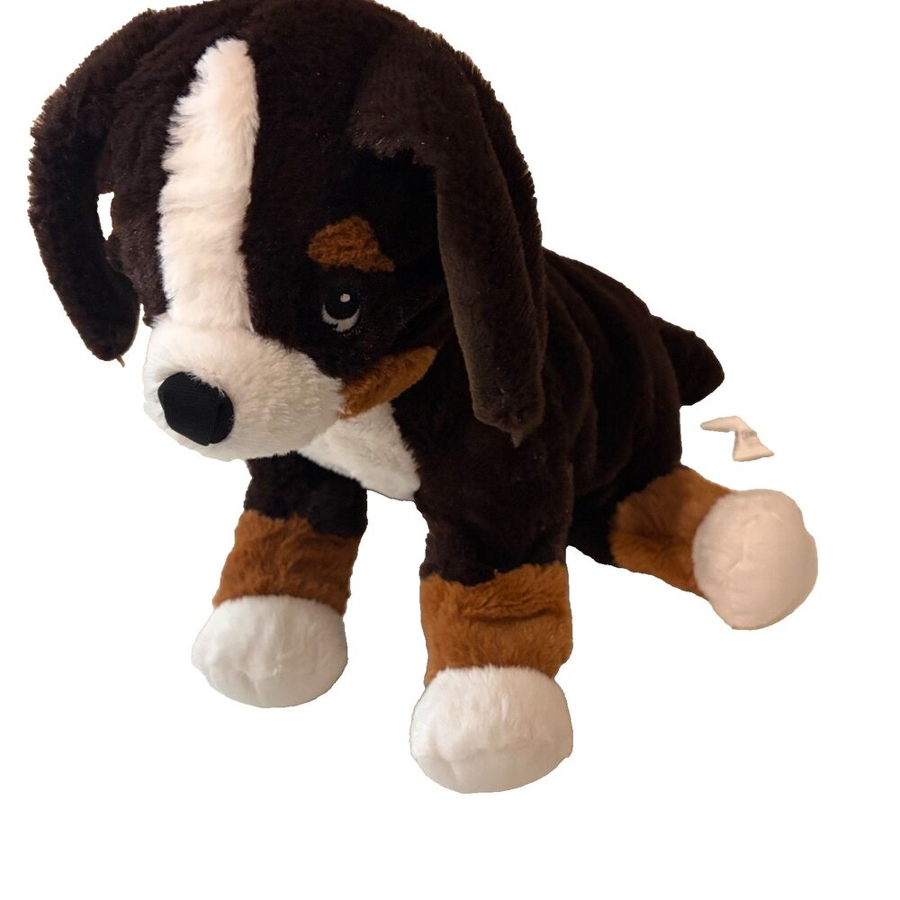 Ikea Bernese Mountain Dog Plush Stuffed Animal Hoppig 14"